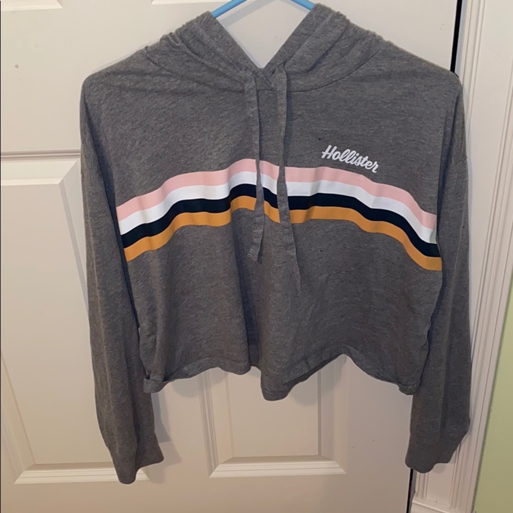 Grey holister long sleeve shirt